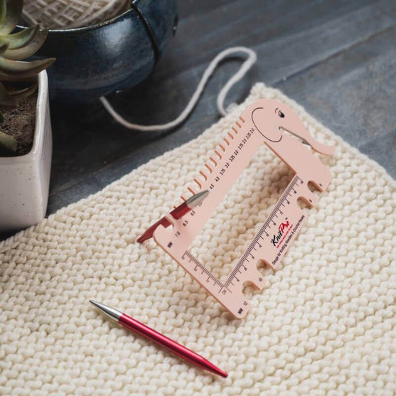 Koukku- ja puikkomitta - KnitPro
5
