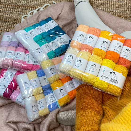 Rainbow Cotton 8/8 - Värilajitelma - Hobbii
2