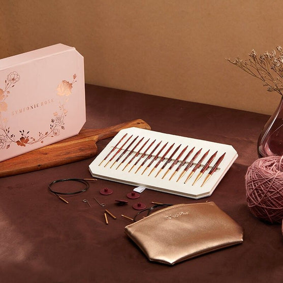 Symfonie Rose Vaihdettava Pyöröpuikkosetti - KnitPro
4