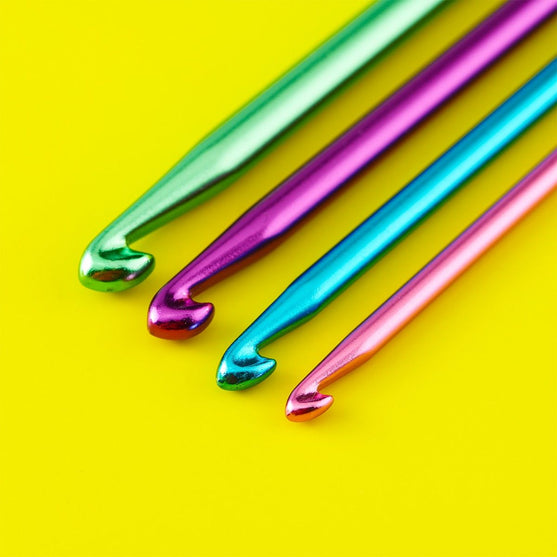 Alumiiniset kaksipäiset tunisialaiset virkkuukoukut - 28 cm - Hobbii
2