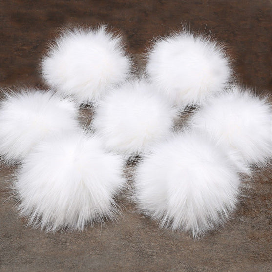 Pompom - Valkoinen - Go Handmade
3