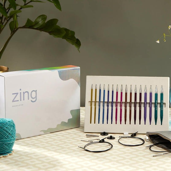 Zing Vaihdettava Pyöröpuikkosetti - Melodies of Life - KnitPro
4
