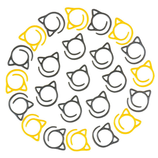 Metalliset silmukkamerkit - Halloween-Kissa - Hobbii