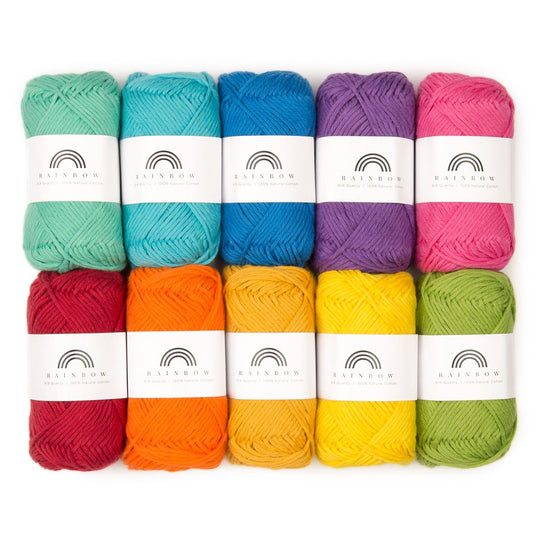 Rainbow Cotton 8/8 Color Pack 09 - Hobbii