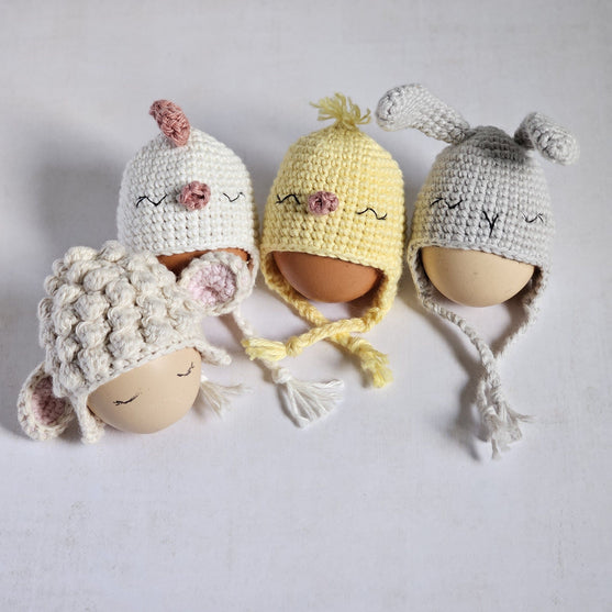 

Cozy Egg Hats - Pääsiäiskoristeet
2