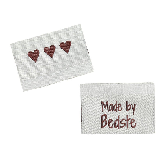 

10 Labels - Made by Bedste - 3,5 cm - Sky Blue - Go Handmade
1