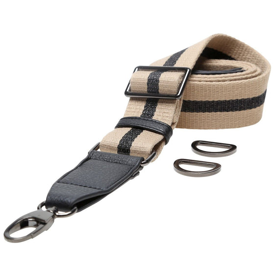 

Puuvillainen olkalaukun hihna - Säädettävä 80–125 cm x 38 mm - Go Handmade
1