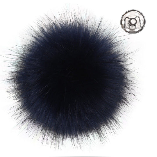 Pompon - Tummansininen - Go Handmade