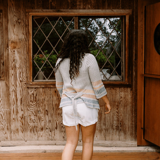 

Fusing Cardigan - Avoin neuletakki solmittavalla vyöllä
4