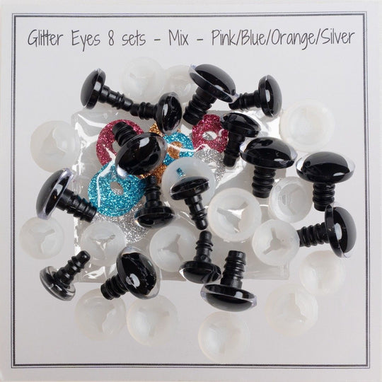 Glitter-turvasilmät – Medium - Go Handmade