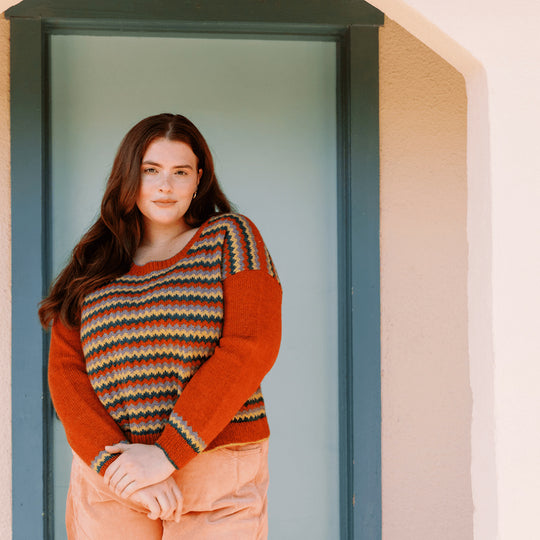 Lurdes - Nuolenpää neulepusero