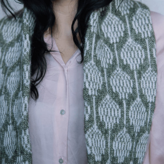 

Biophilia - Kirjoneule Infinity-huivi
8