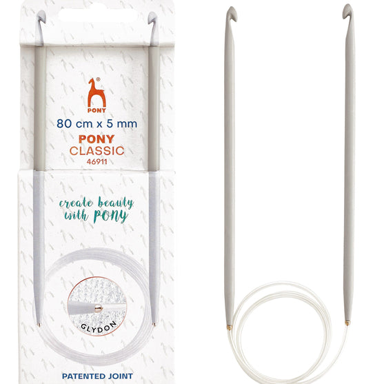 

Tunisialaiset virkkuukoukut kaapelilla - Pony
1