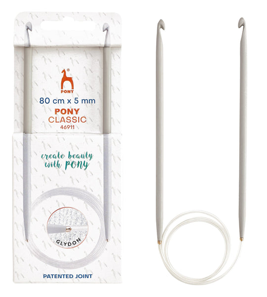 Tunisialaiset virkkuukoukut kaapelilla - Pony