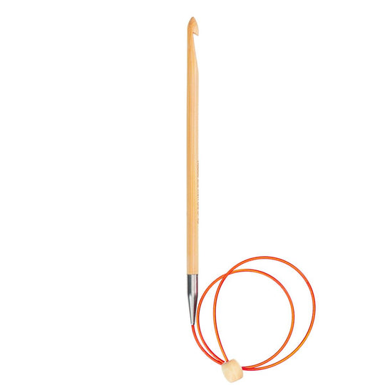 Bambus Tunisialainen Virkkuukoukku Kaapelilla - 50 cm - Hobbii