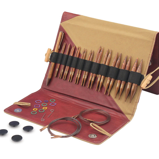 

Ginger Regal - Lyhyt vaihdettava Pyöröpuikkosetti - Koivu - KnitPro
1