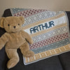

Lullaby Name Mosaic - Personoitu vauvan peite
1
