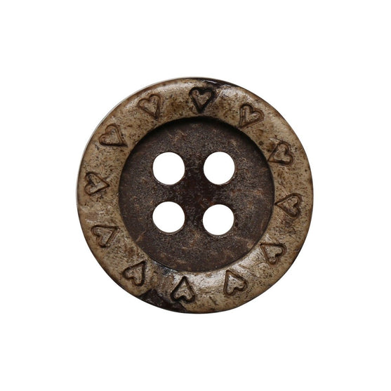 

Kokospähkinä-nappi - Sydämet - Go Handmade
3