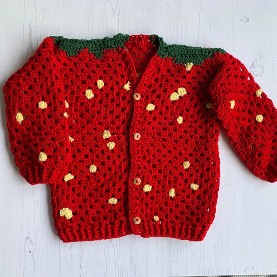 

Strawberry - Lasten neuletakki
1