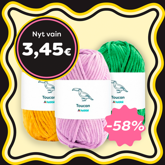 EKSTRA ALENNETTU! Säästä 57 % Toucan!