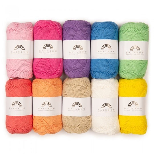 Rainbow Cotton 8/4 Color Pack (1-8) - Hobbii