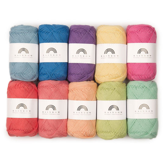 Rainbow Cotton 8/4 Color Pack 10 - Hobbii