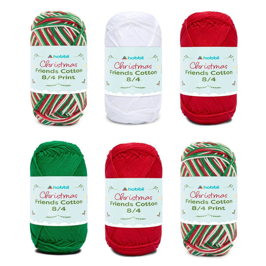 Friends Cotton 8/4 Print Christmas Color Pack (Limited Edition) - Friends