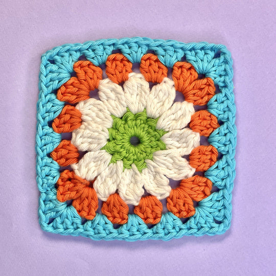 Hobbii Granny Square - Päivänkakkara