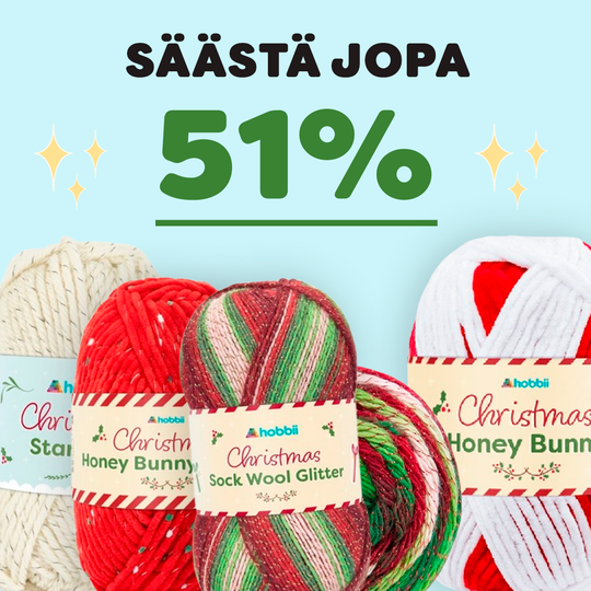 Säästä jopa 51% joululangoista🎄