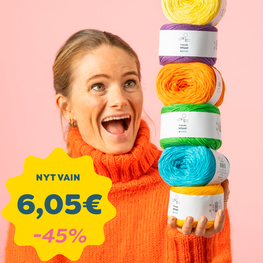 Säästä 45% Friends Wheel-langasta!