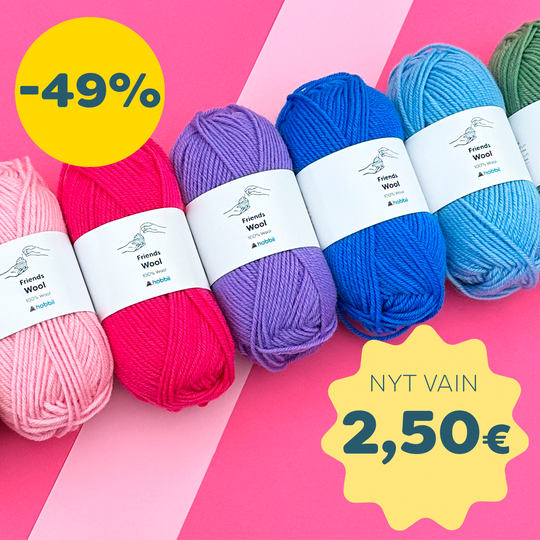 Säästä 49% Friends Wool-langasta!