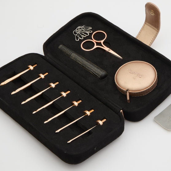 

Oasis Virkkuukoukkusetti Vaihtopäillä - KnitPro
2