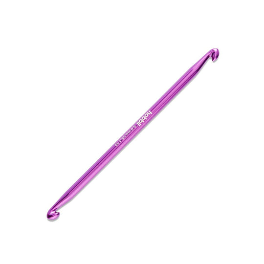 Alumiiniset kaksipäiset tunisialaiset virkkuukoukut - 14 cm - Hobbii