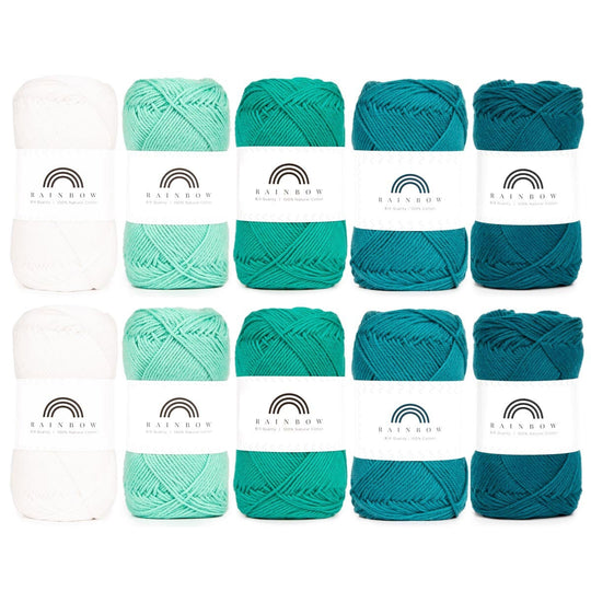 Rainbow Cotton 8/4 Color Pack (11-16) - Hobbii