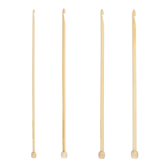 Bamboo Tunisialainen Virkkuukoukkusetti - 25 cm - Hobbii