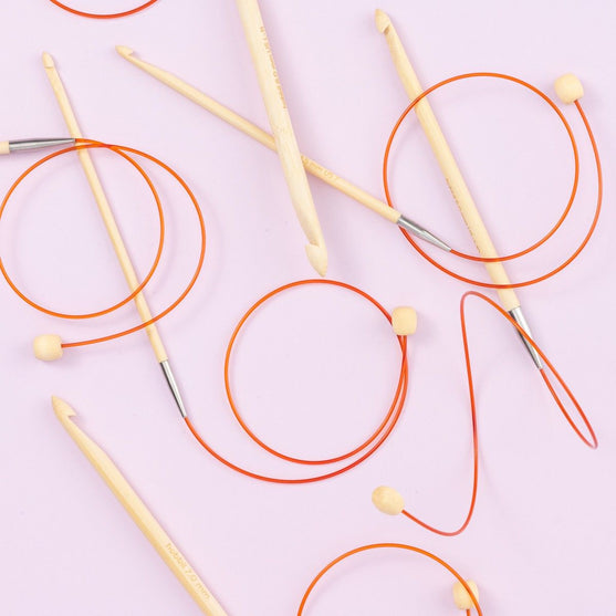 

Bambus Tunisialainen Virkkuukoukku Kaapelilla - 50 cm - Hobbii
4