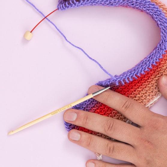 

Bambus Tunisialainen Virkkuukoukku Kaapelilla - 50 cm - Hobbii
3