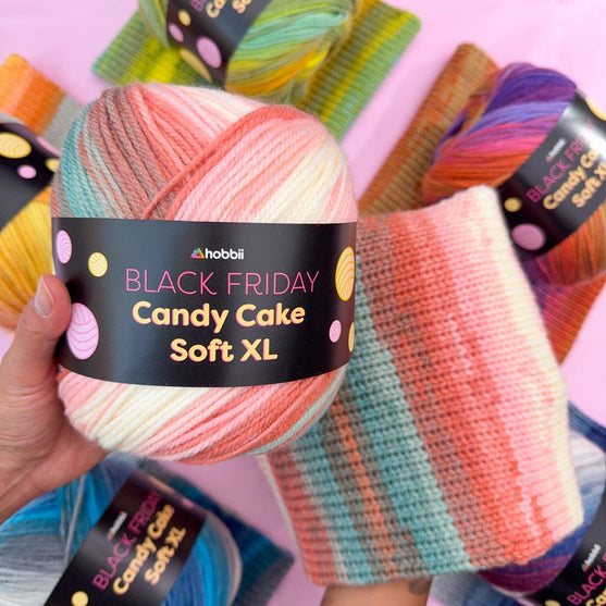 

Black Friday Candy Cake Soft XL (Limited Edition) - Hobbii
12