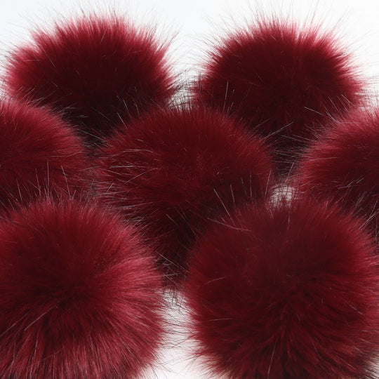 Pompon - Bordeaux - Go Handmade