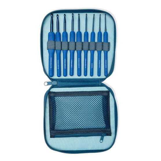 

Cosmo Virkkuukoukkusetti - 9 Kokoa - Indigo - Hobbii
2