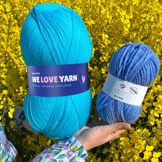 

Mega Ball 400 g - We Love Yarn
5