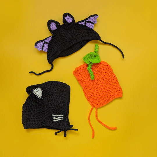 Baby Boo Bonnets - Halloween myssykolmikko