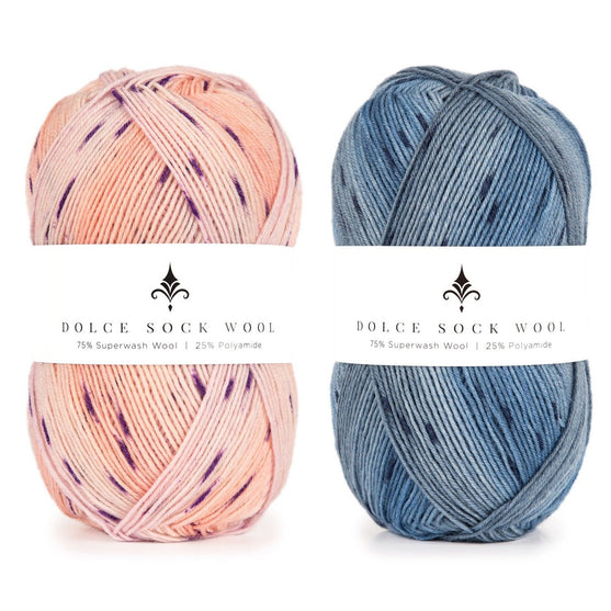 

Dolce Sock Wool Dots - Hobbii
1