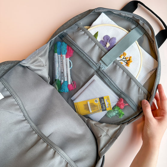 

Kirjontaprojektien Laukku - Hobbii
4