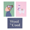 

Postikortit - 6 kpl - Wool Is Cool - Hobbii
1