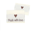 

Kangasmerkit - Made with love - Sydän - Go Handmade
1