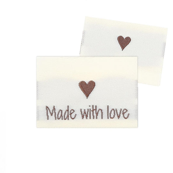 

Kangasmerkit - Made with love - Sydän - Go Handmade
1