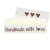 

Kangasmerkit - Handmade with love - 5 cm - 10 kpl - Go Handmade
1