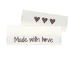 

Kangasmerkki - Made with love - 5 cm - Go Handmade
1