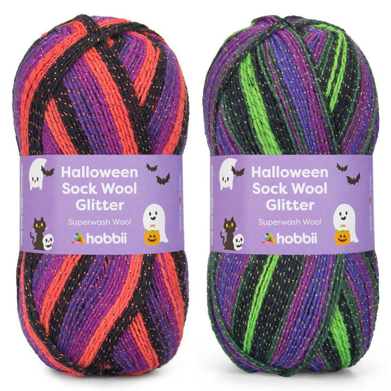 

Halloween Sock Wool Glitter (Limited Edition) - Hobbii
1